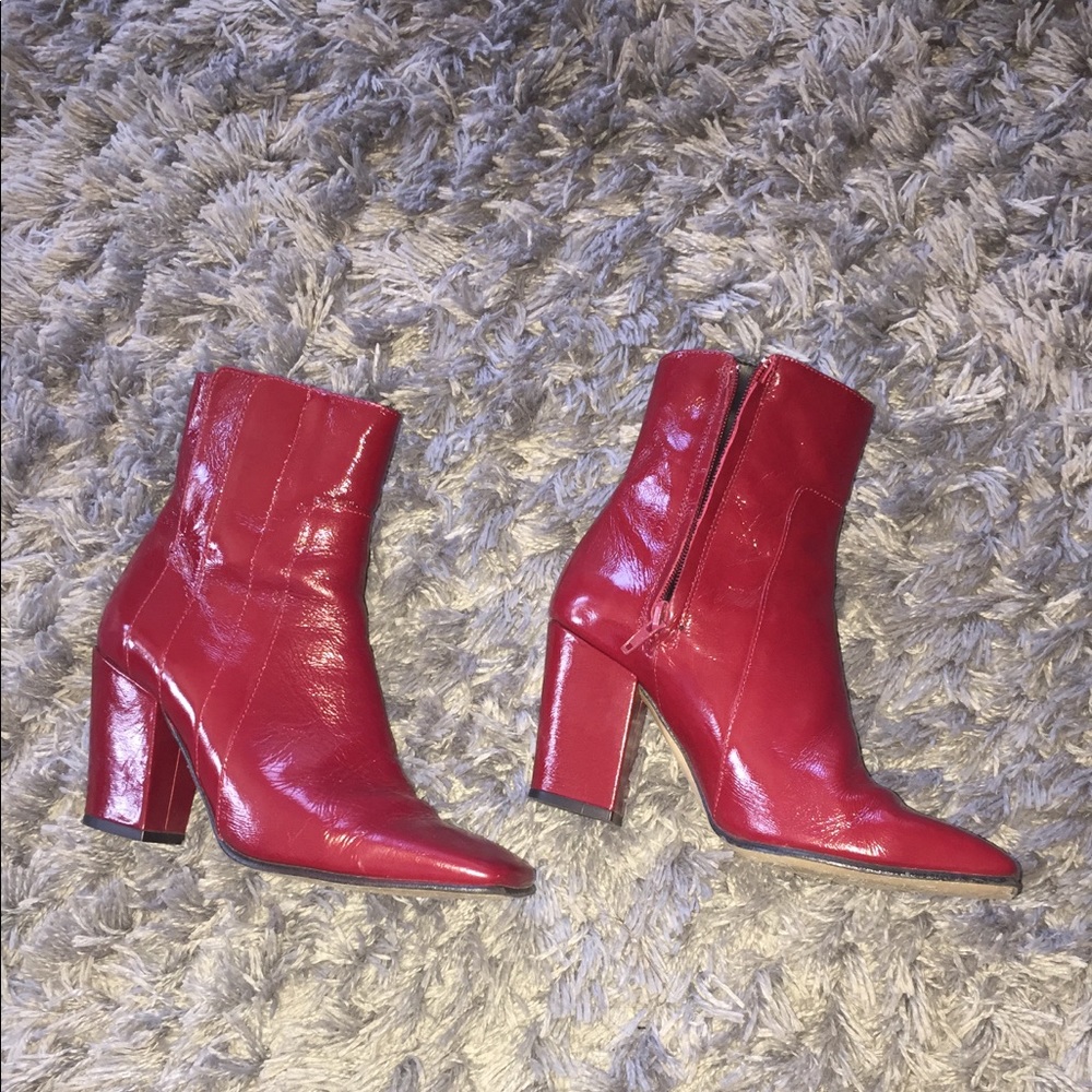 Red Zara Boots